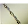 Image 2 : #34-10KT WHITE GOLD DIAMOND BRACELET