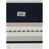 Image 2 : #44-10KT YELLOW & WHITE GOLD EMERALD BRACELET
