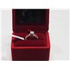 Image 4 : #49-14KT WHITE GOLD DIAMOND RING SIZE 6.5
