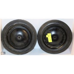 LOT OF TWO 18X1.75-F WHEELS