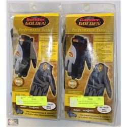 2 PAIRS OF GANDER GOLDEN PERFORMANCE SERIES WORK