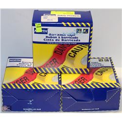 LOT OF 3 NORTH BARACADE TAPE