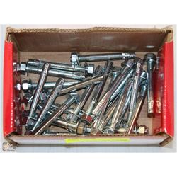 BOX OF LAG BOLTS
