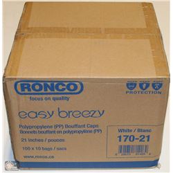 CASE OF RONCO EASY BREEZY PP BOUFFANT CAPS