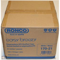 CASE OF RONCO EASY BREEZY PP BOUFFANT CAPS