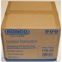 CASE OF RONCO EASY BREEZY PP BOUFFANT CAPS