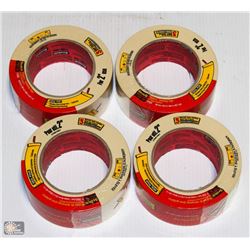 FLAT OF 4 ROLLS OF 3M SCOTCH 2" PAINTERS MASKING