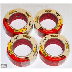 FLAT OF 4 ROLLS OF 3M SCOTCH 2" PAINTERS MASKING
