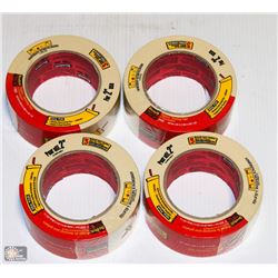 FLAT OF 4 ROLLS OF 3M SCOTCH 2" PAINTERS MASKING