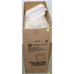 CASE OF SMARTLOCK FOAM HINGED LID CONTAINERS