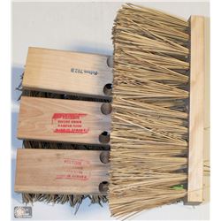 LOT OF 4 FELTON 702B STRAW BRUSH HEADS