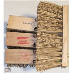 LOT OF 4 FELTON 702B STRAW BRUSH HEADS