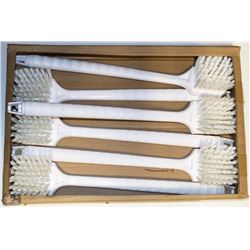 BOX OF MARINO LONG HANDLE POT BRUSHES