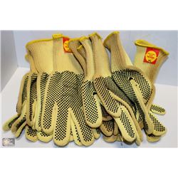 BOX OF YELLOW KEVLAR GLOVES