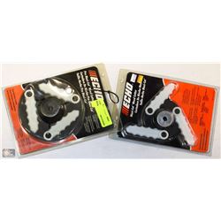 LOT OF ECHO WEED CUTTER HEADS