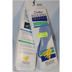 LOT OF 2 PAIRS OF ORTHEX RELIEVERS INSOLES