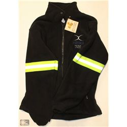 LARMARTINE SZ L BLACK FLEECE SAFETY JACKET