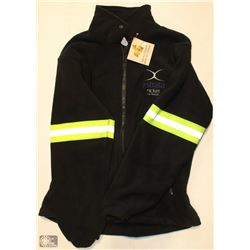 LARMARTINE SZ L BLACK FLEECE SAFETY JACKET