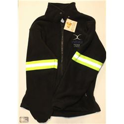 LARMARTINE SZ L BLACK FLEECE SAFETY JACKET