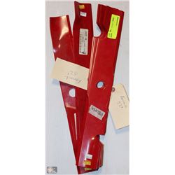 LOT OF 5 EXMARK 52" MOWER BLADES