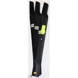 LOT OF 3 MOWER BLADES