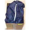 Image 1 : BOX OF BLUE DISPOSABLE COVERALLS