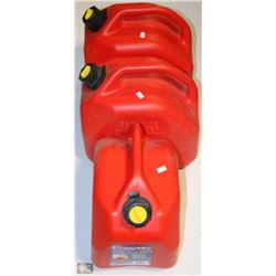 LOT OF 3 GERRY CANS 10L