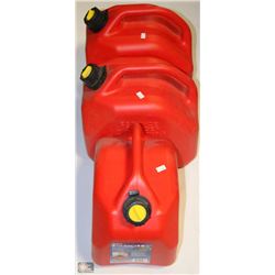 LOT OF 3 GERRY CANS 10L