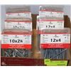Image 1 : LOT OF 10X2-1/4 WOOD SCREWS