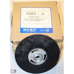 LOT OF 4 RESIN FIBER BACKBUP PAD 7"X5/8