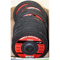 LOT OF FIFTEEN 7"X1/4"X7/8" POWER ABRASIVE