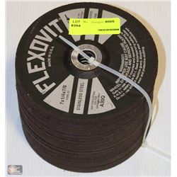 LOT OF 20 FLEXOVIT 7X1/4X7/8 GRINDING WHEELS