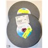 Image 1 : LOT OF 2 BENCH GRINDING WHEELS 8X1X1