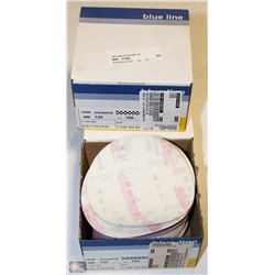 3 BOXES OF 120 GRIT VELCRO 5" SANDING DISCS