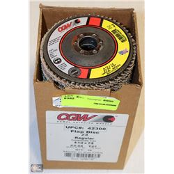 BOX OF 4-1/2X 7/8" FLAP DISCS