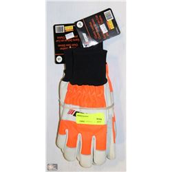 2 PAIRS OF LARGE ECHO CLASSIC LEATHER CHAIN SAW