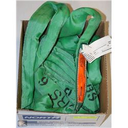 BOX OF MIKISEW POLYESTER L6 ROUNDSLINGS