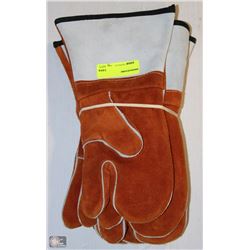 LOT OF 6 RIGHT HAND ONLY WELDING GLOVES