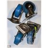 Image 1 : LOT OF 4 BLUE 4" CASTERS