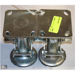 LOT OF 2 ADJUSTABLE LIFTING TABLE LEGS