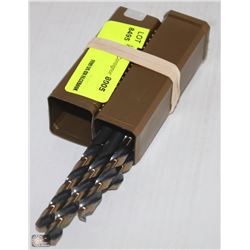 LOT OF 6 OSBORN 7.50MM HSS DRILL BIT