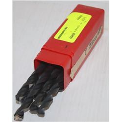 LOT OF 9 DORMER HSS 8.75MM DRILL BITS