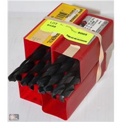 LOT OF 10 ASST HSS DRILL BITS (10.6MM & 10.20MM)