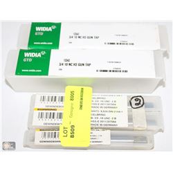 LOT OF 5 ASSORTED TAPS WIDA AND GUHRING