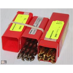 LOT OF 8 OSBORN LETTER V DRILL BITS/7 OSBORN SS