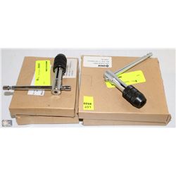 LOT OF FOUR 5/16 T TAP WRENCH