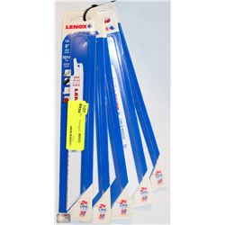 LOT OF 5 LENNOX SAWZ ALL BLADES