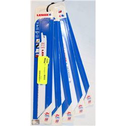 LOT OF 5 LENNOX SAWZ ALL BLADES