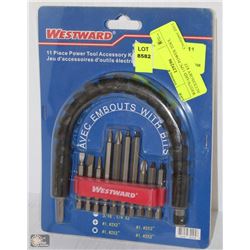 WESTWARD 11 PC ACCESSORY TOOL KIT
