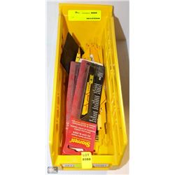 BIN OF 36 DEWALT/STARRETT ASST JIGSAW/SAWZALL